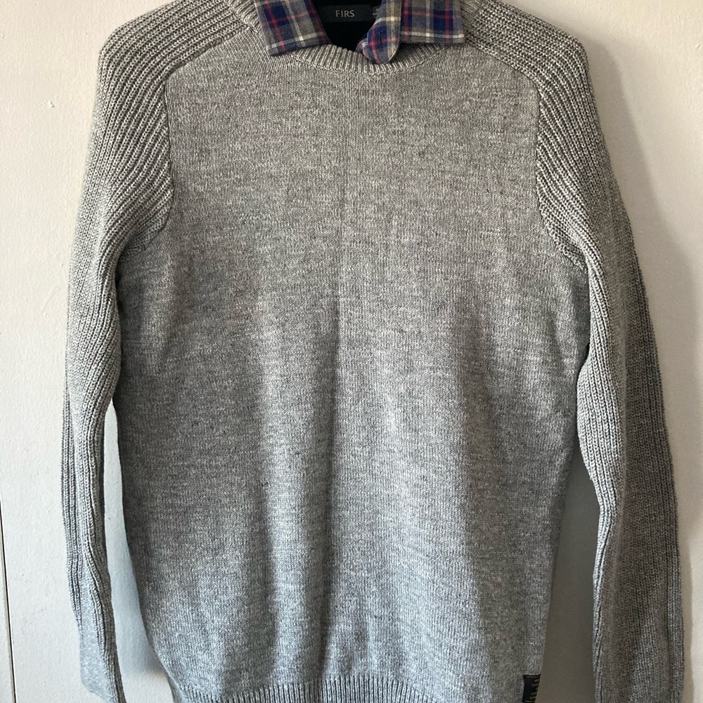 Gray Men's Sweater